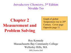 Introductory Chemistry, 2nd Edition Nivaldo Tro