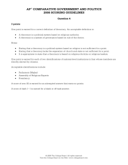 Sample Responses Q4 - AP Central