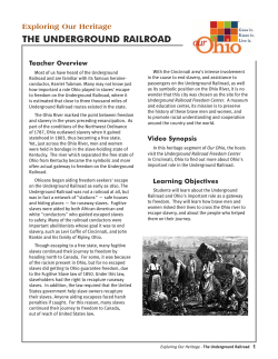 The UndergrOUnd railrOad