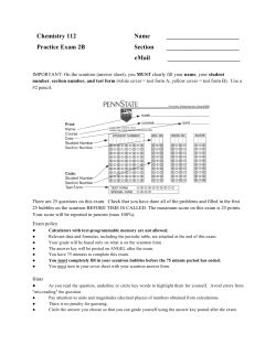 Midterm Exam 2, Practice Exam B/Key