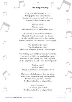 The King John Rap