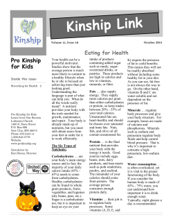 Stretching for Health - Pro Kinship for Kids