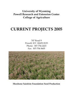 2005 - University of Wyoming