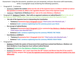 Assessment- Using the documents, questions you