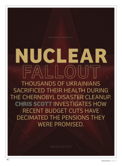 thousands of ukrainians sacrificed their health during the chernobyl