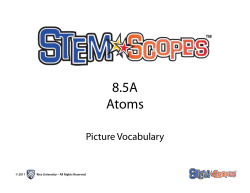 8.5A Atoms - Keene ISD