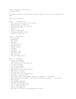 Faulk, Ryan. For-an-Emergent