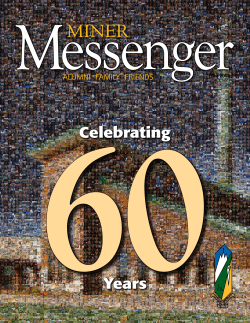 Messenger Fall 2008 - Bishop Manogue Catholic High School