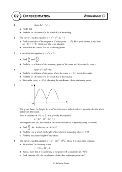 Differentiation C