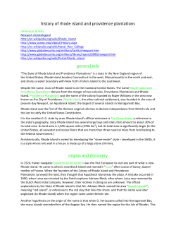 history of rhode island and providence plantations general info