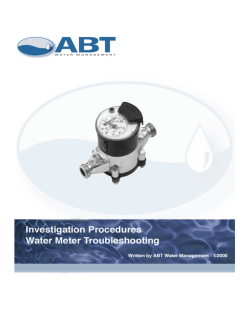 ABT Managers Handbook - ABT Water Management