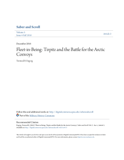 Fleet-in-Being: Tirpitz and the Battle for the Arctic Convoys