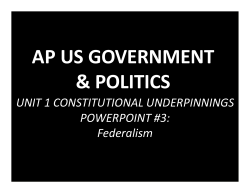 federalism