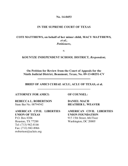 a friend-of-the-court brief - Americans United for Separation of
