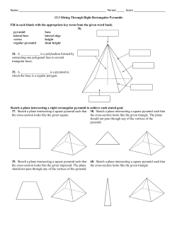 13.3 Slicing Through Righ