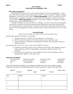 Unit 1 Packet - Westerville City Schools