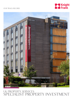 Specialist Property INVESTMENT