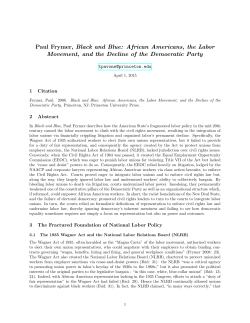 Paul Frymer, Black and Blue