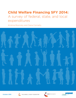 Child Welfare Financing SFY 2014: A survey of federal, state, and