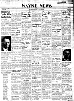 10) May 10, 1938 - Wayne Newspapers Online