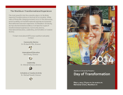 Spring 2014 - Washburn University