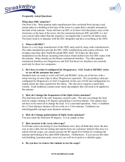 Frequently Asked Questions What does ODU stand for?