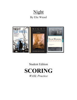 Student Scoring Materials