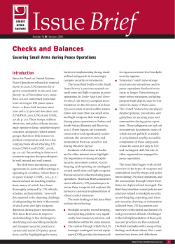 Checks and Balances