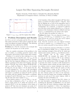 Largest Red Blue Separating Rectangles Revisited
