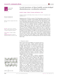 Crystal structures of three lead(II) acetate