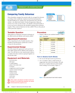 Comparing Family Behaviour