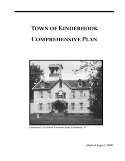 Town of Kinderhook Comprehensive Plan