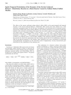 Spatio-Temporal Perturbation of the Dynamics of the