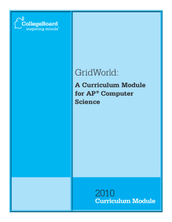 GridWorld - AP Central
