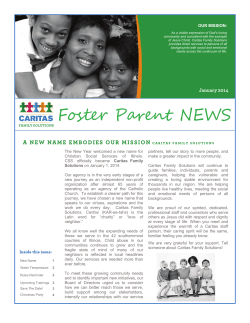 January 2014 - Caritas Family Solutions
