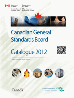 CAN/CGSB-43.150-97 - Services publics et Approvisionnement