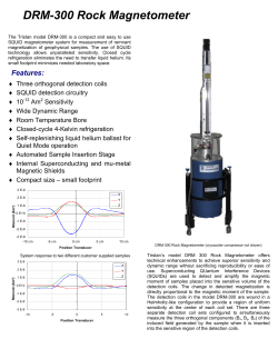 DRM-300 Rock Magnetometer - Tristan Technologies, Inc.