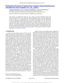 Probing the structures of neutral boron clusters using infrared