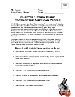 Chapter 1 Study Guide Roots of the American People