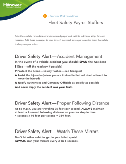 Fleet Safety Payroll Stuffers
