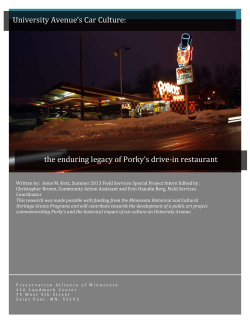 University Avenue`s Car Culture - Erin