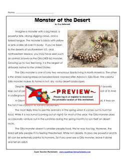 Monster of the Desert - superteacherworksheets.com