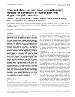 Reversed-phase ion-pair liquid chromatography