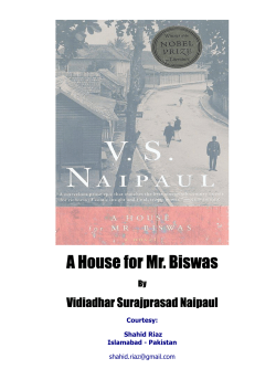 A House for Mr. Biswas