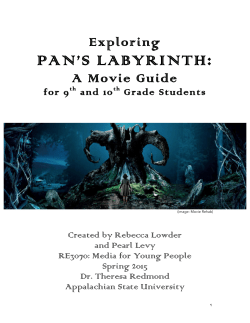 pan`s labyrinth - Appalachian State University