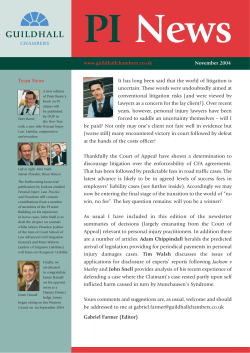 Guildhall PI News 9 - Guildhall Chambers