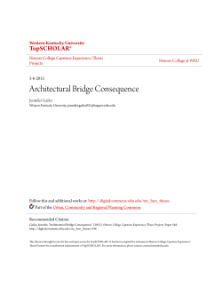 Architectural Bridge Consequence - TopSCHOLAR