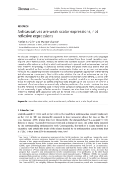 Anticausatives are weak scalar expressions, not reflexive