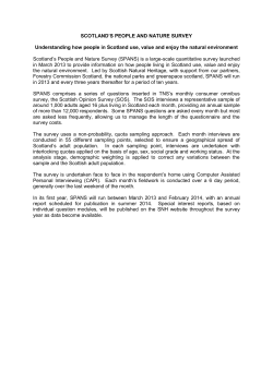 survey - Scottish Natural Heritage