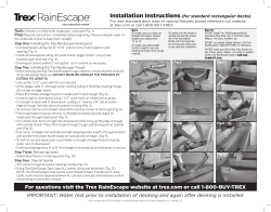 Installation Instructions